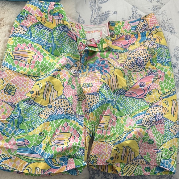 Lilly Pulitzer Pants - Lilly Pulitzer Multicolor Fish Print Women's Shorts